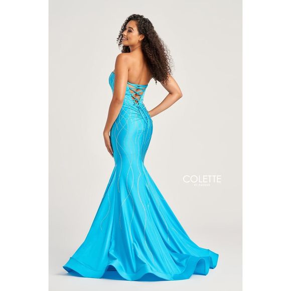 Pink Colette By Mon Cheri Size 0 Mermaid dress - Picture 2 of 2